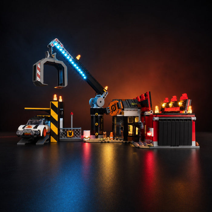 LED light kit compatible with LEGO® Scrapyard with Cars Set #60472 — product photo 3