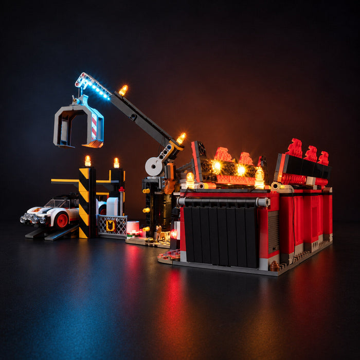 LED light kit compatible with LEGO® Scrapyard with Cars Set #60472 — product photo 4