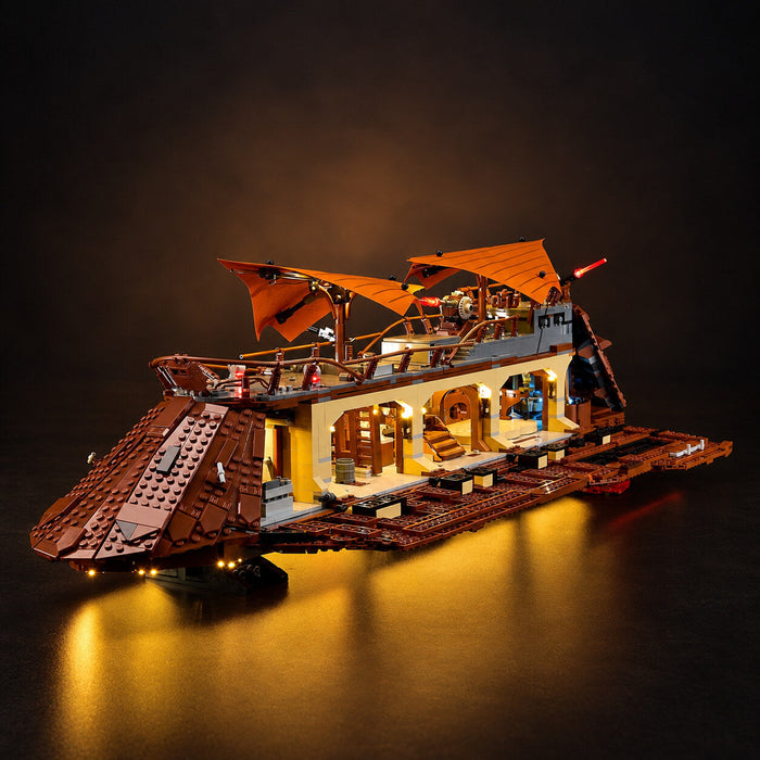 LED light kit compatible with LEGO® Jabba's Sail Barge™ Set #75397 — product photo 1