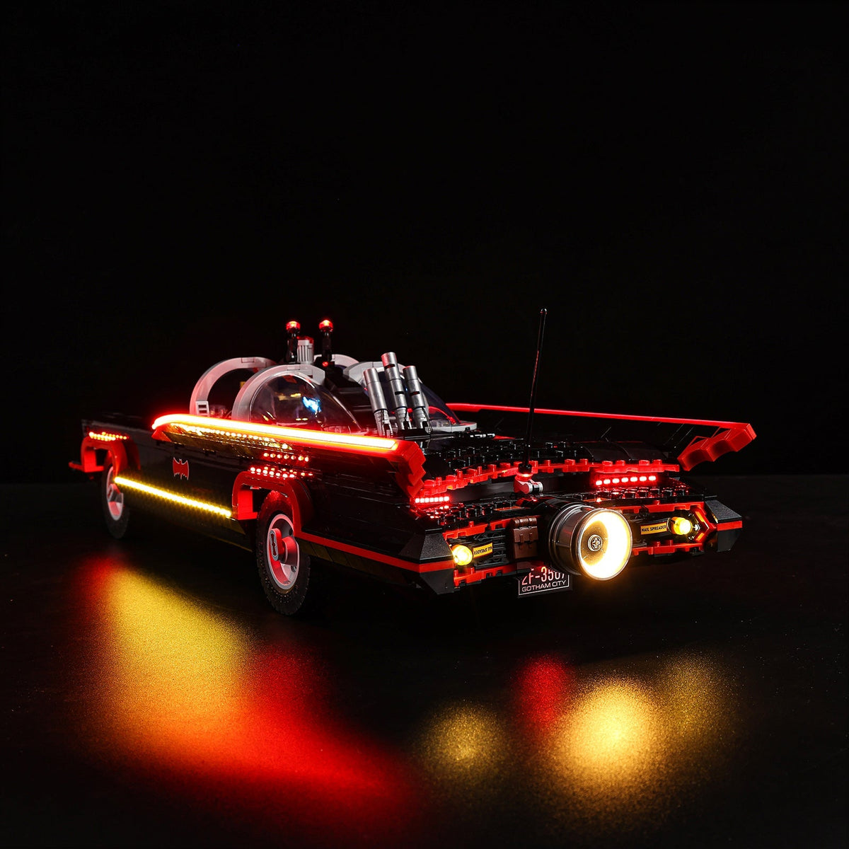 LED light kit compatible with LEGO® Batman™: The Classic TV Series Batmobile™ Set #76328 — product photo 5