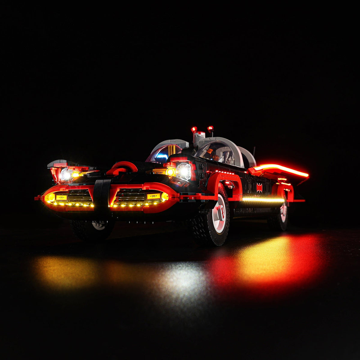 LED light kit compatible with LEGO® Batman™: The Classic TV Series Batmobile™ Set #76328 — product photo 6