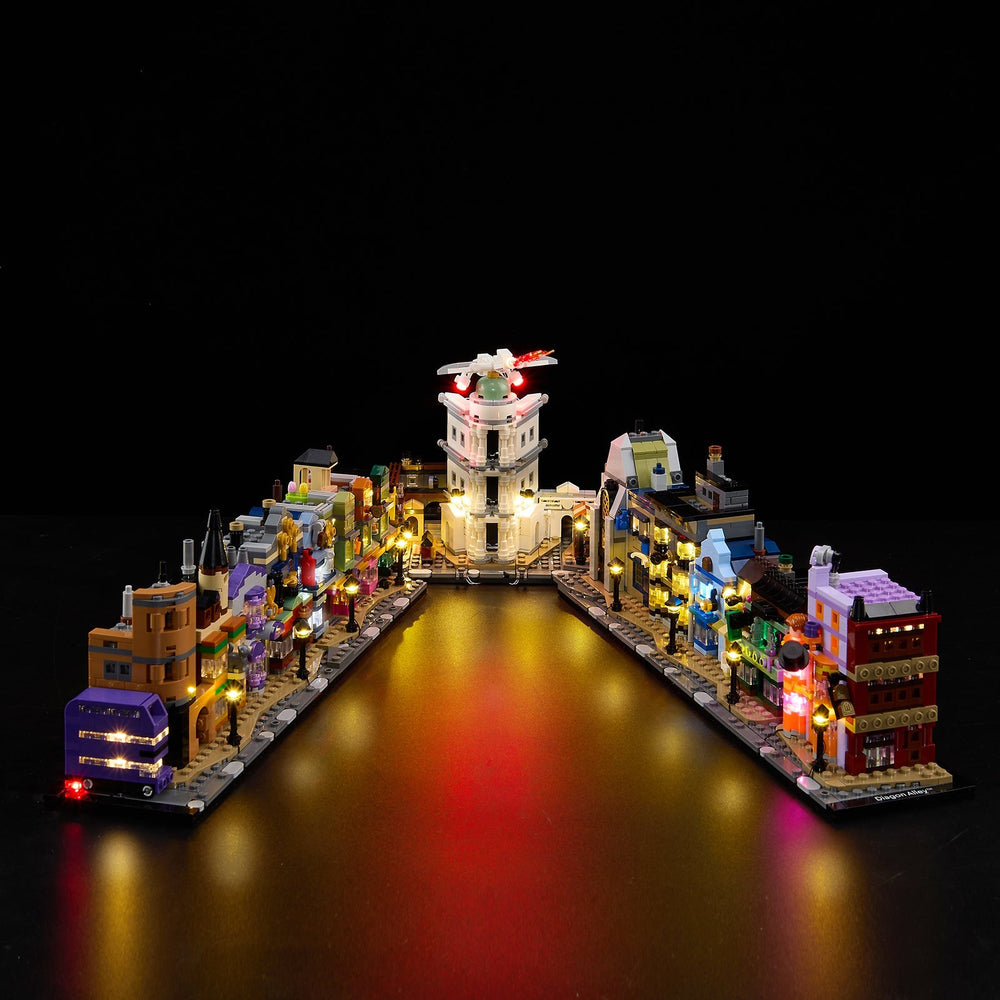 LED light kit compatible with LEGO® Diagon Alley™ Wizarding Shops Set #76444 — product photo 1