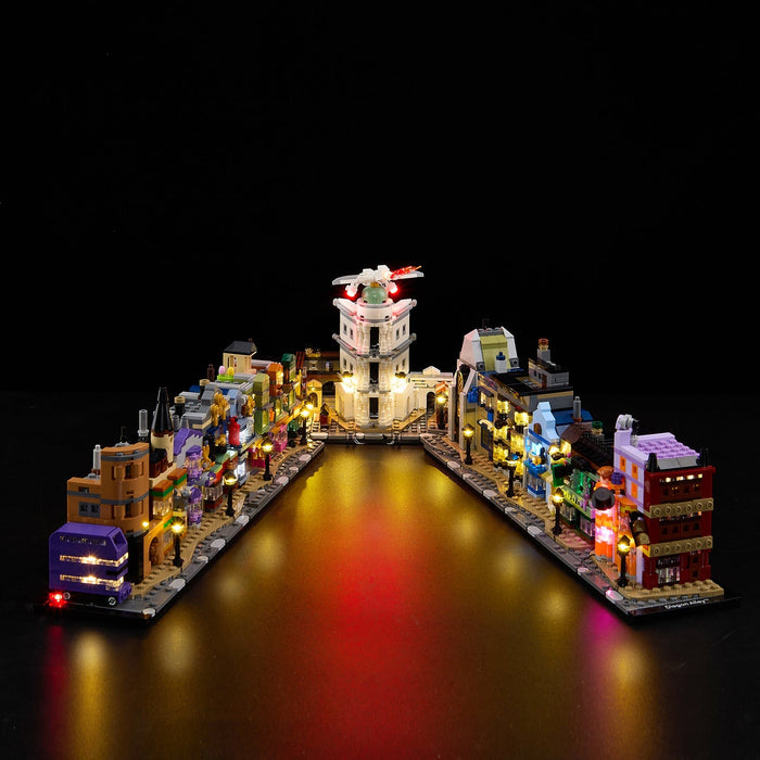 LED light kit compatible with LEGO® Diagon Alley™ Wizarding Shops Set #76444 — product photo 1