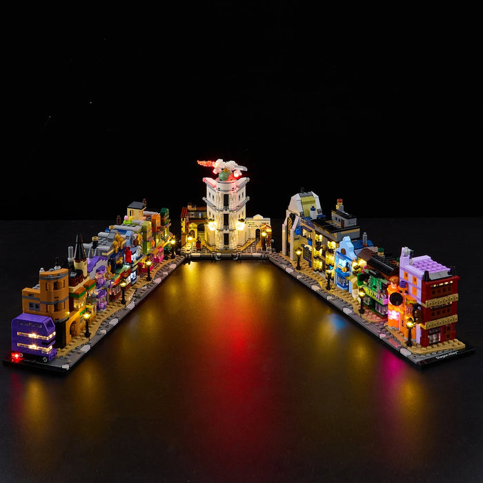LED light kit compatible with LEGO® Diagon Alley™ Wizarding Shops Set #76444 — product photo 4