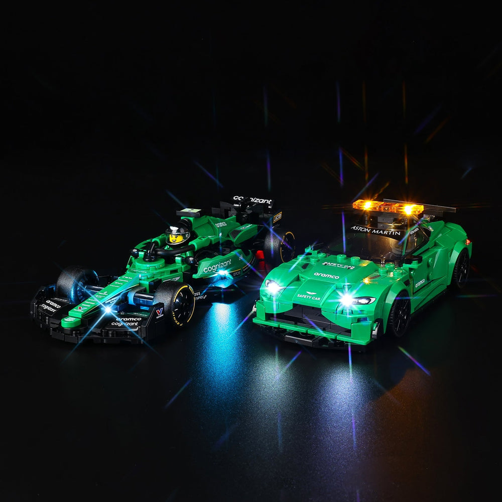LED light kit compatible with LEGO® Aston Martin Safety Car and AMR23 Set #76925 — product photo 1