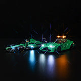 LED light kit compatible with LEGO® Aston Martin Safety Car and AMR23 Set #76925 — product photo 3