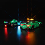 LED light kit compatible with LEGO® Aston Martin Safety Car and AMR23 Set #76925 — product photo 5