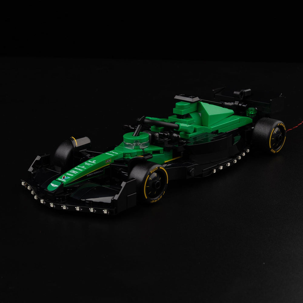LED light kit compatible with LEGO® Aston Martin Aramco F1® AMR24 Race Car Set #77245 — product photo 2