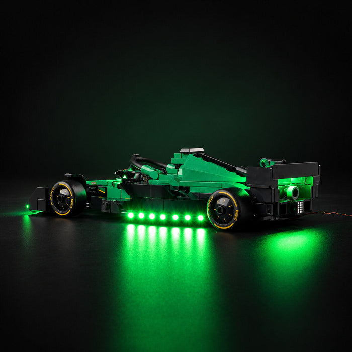 LED light kit compatible with LEGO® Aston Martin Aramco F1® AMR24 Race Car Set #77245 — product photo 4