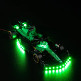 LED light kit compatible with LEGO® Aston Martin Aramco F1® AMR24 Race Car Set #77245 — product photo 5