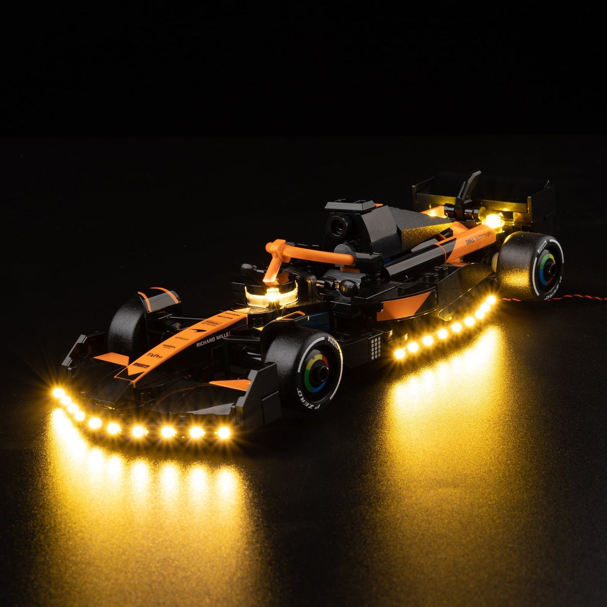 LED light kit compatible with LEGO® McLaren F1® Team MCL38 Race Car Set #77251 — product photo 1