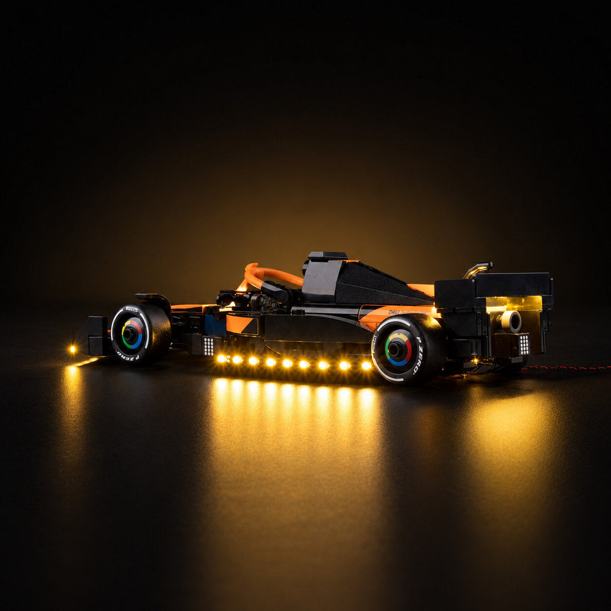LED light kit compatible with LEGO® McLaren F1® Team MCL38 Race Car Set #77251 — product photo 4