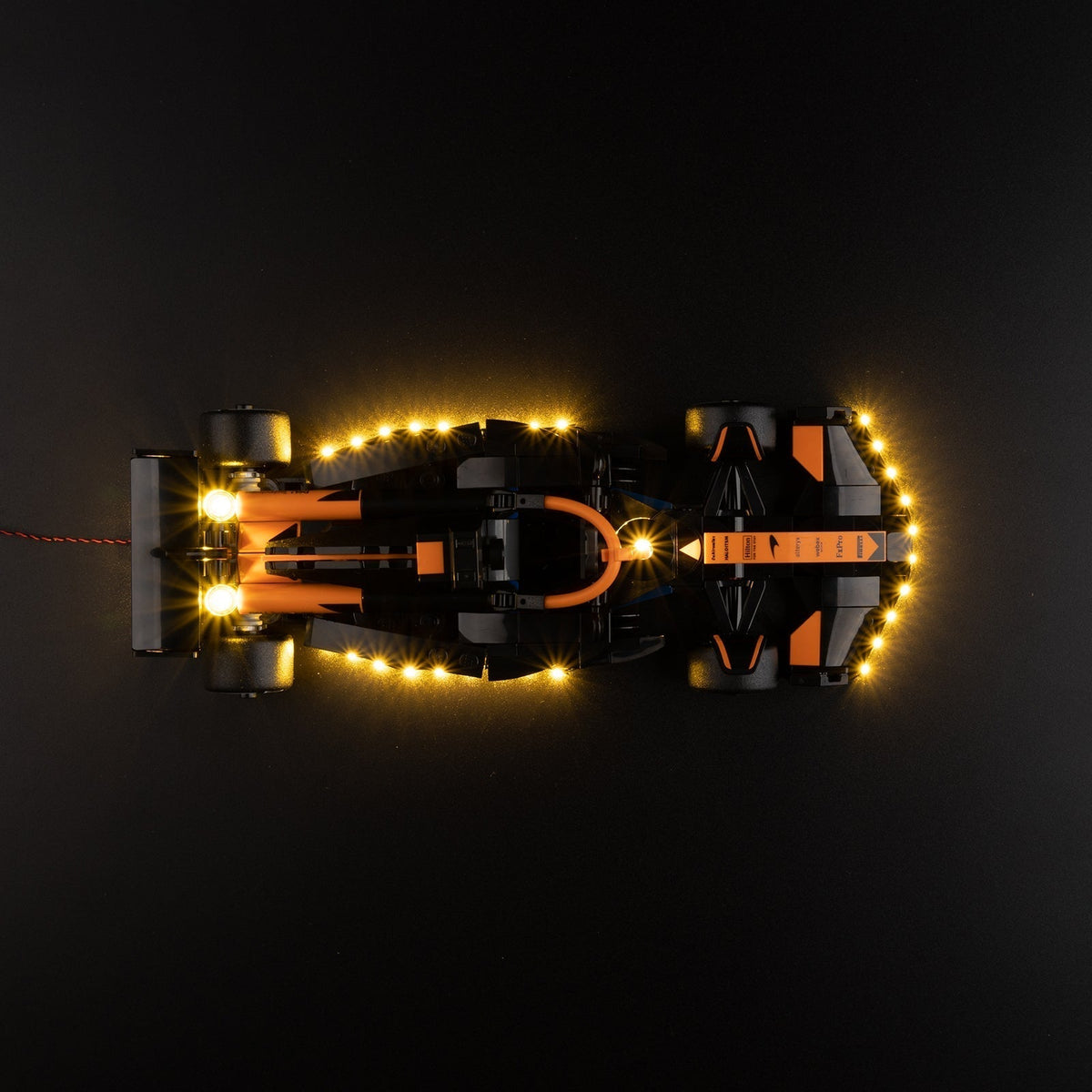 LED light kit compatible with LEGO® McLaren F1® Team MCL38 Race Car Set #77251 — product photo 6