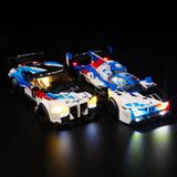 LED light kit compatible with LEGO® BMW M4 GT3 & BMW M Hybrid V8 Race Cars Set #76922 — product photo 1