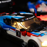 LED light kit compatible with LEGO® BMW M4 GT3 & BMW M Hybrid V8 Race Cars Set #76922 — product photo 5