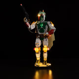 LED light kit compatible with LEGO® Boba Fett™ Set #75455 — product photo 4