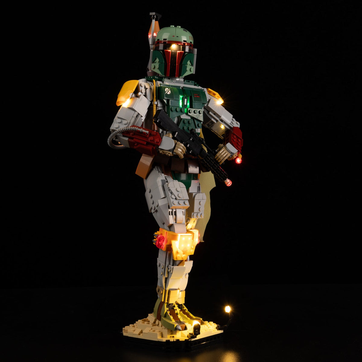 LED light kit compatible with LEGO® Boba Fett™ Set #75455 — product photo 6