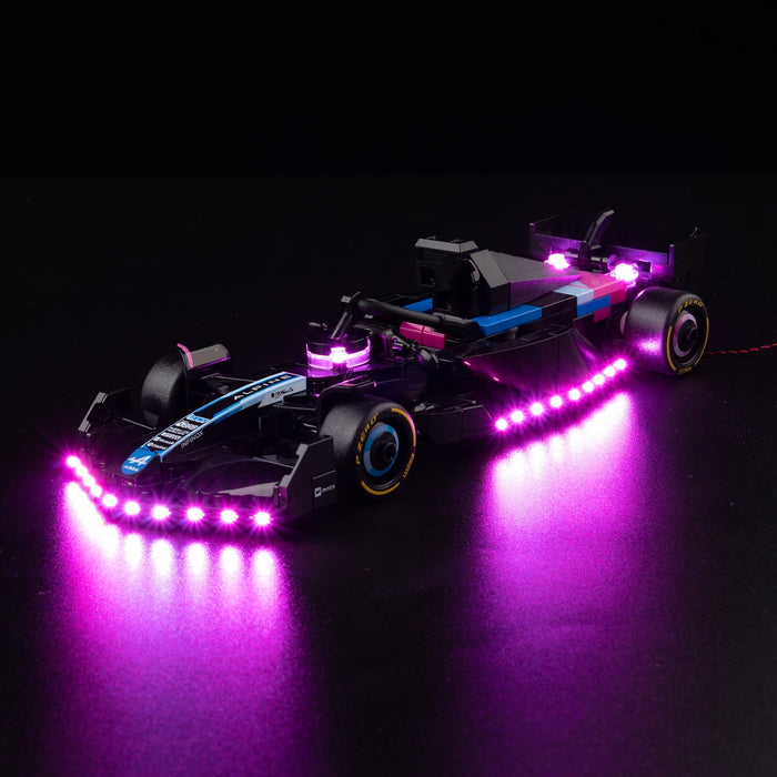 LED light kit compatible with LEGO® BWT Alpine F1® Team A524 Race Car Set #77248 — product photo 1