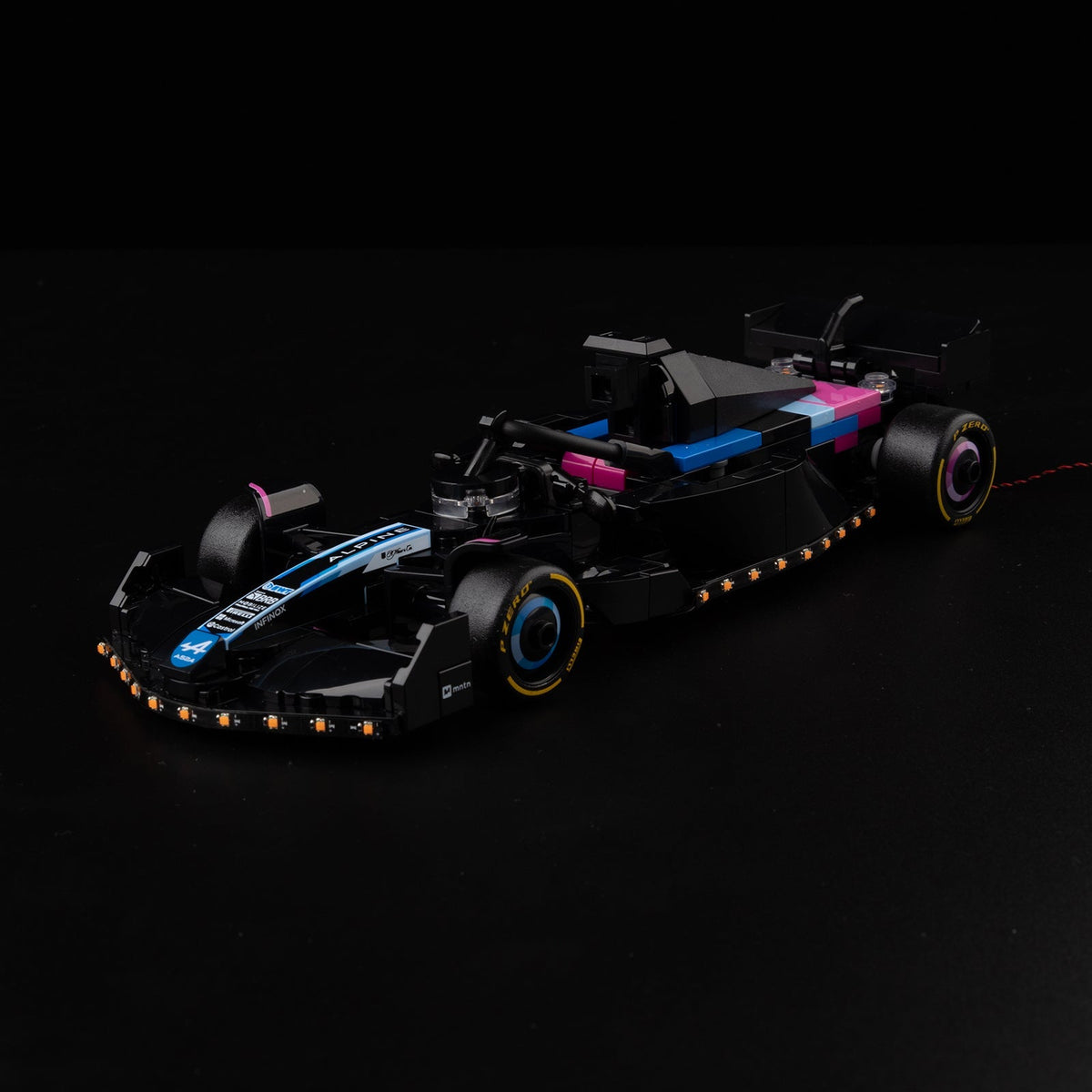 LED light kit compatible with LEGO® BWT Alpine F1® Team A524 Race Car Set #77248 — product photo 2