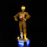 LED light kit compatible with LEGO® C-3PO™ Set #75398 — product photo 1