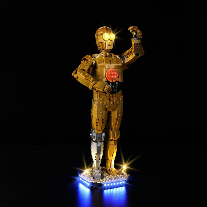 LED light kit compatible with LEGO® C-3PO™ Set #75398 — product photo 3