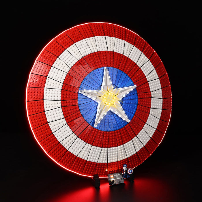 LED light kit compatible with LEGO® Captain America's Shield Set #76262 — product photo 4