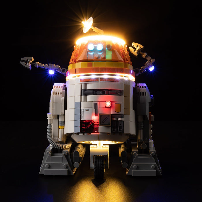 LED light kit compatible with LEGO® Chopper (C1-10P)™ Astromech Droid Set #75416 — product photo 3