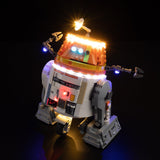 LED light kit compatible with LEGO® Chopper (C1-10P)™ Astromech Droid Set #75416 — product photo 6