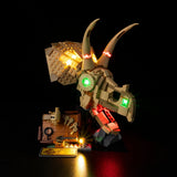 LED light kit compatible with LEGO® Dinosaur Fossils: Triceratops Skull Set #76969 — product photo 1