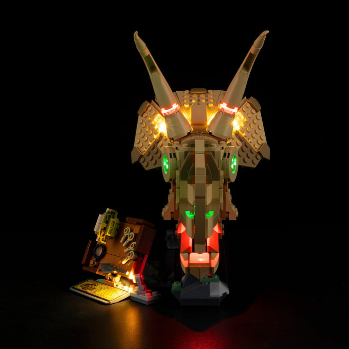 LED light kit compatible with LEGO® Dinosaur Fossils: Triceratops Skull Set #76969 — product photo 4