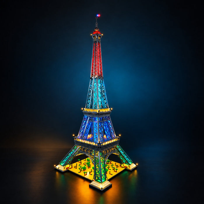 Multicolor light kit compatible with LEGO Eiffel Tower 10307 — Product view 3