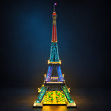 Multicolor light kit compatible with LEGO Eiffel Tower 10307 — Product view 5