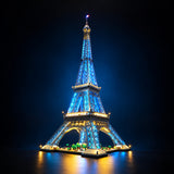 Multicolor light kit compatible with LEGO Eiffel Tower 10307 — Product view 7