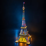 Multicolor light kit compatible with LEGO Eiffel Tower 10307 — Product view 9