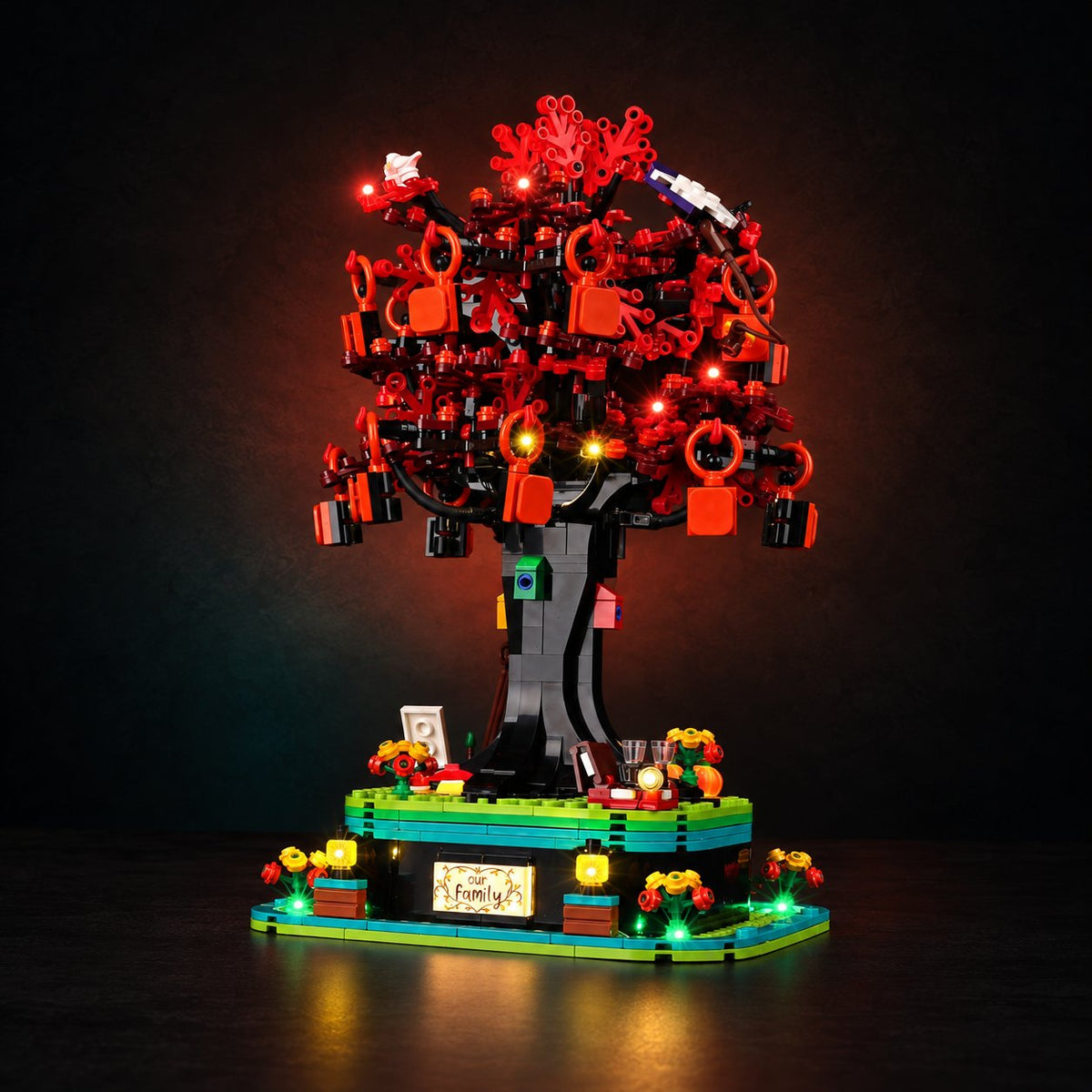 LED light kit compatible with LEGO® Family Tree Set #21346 — product photo 4