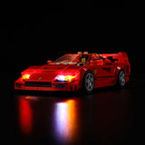LED light kit compatible with LEGO® Ferrari F40 Supercar Set #76934 — product photo 1