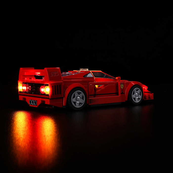 LED light kit compatible with LEGO® Ferrari F40 Supercar Set #76934 — product photo 4