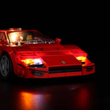 LED light kit compatible with LEGO® Ferrari F40 Supercar Set #76934 — product photo 6