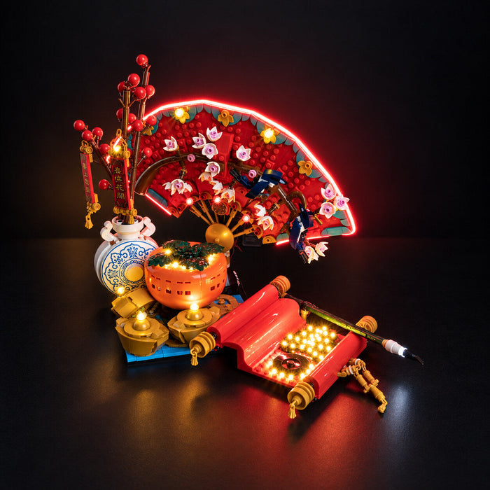 LED light kit compatible with LEGO® Good Fortune Set #80117 — product photo 4