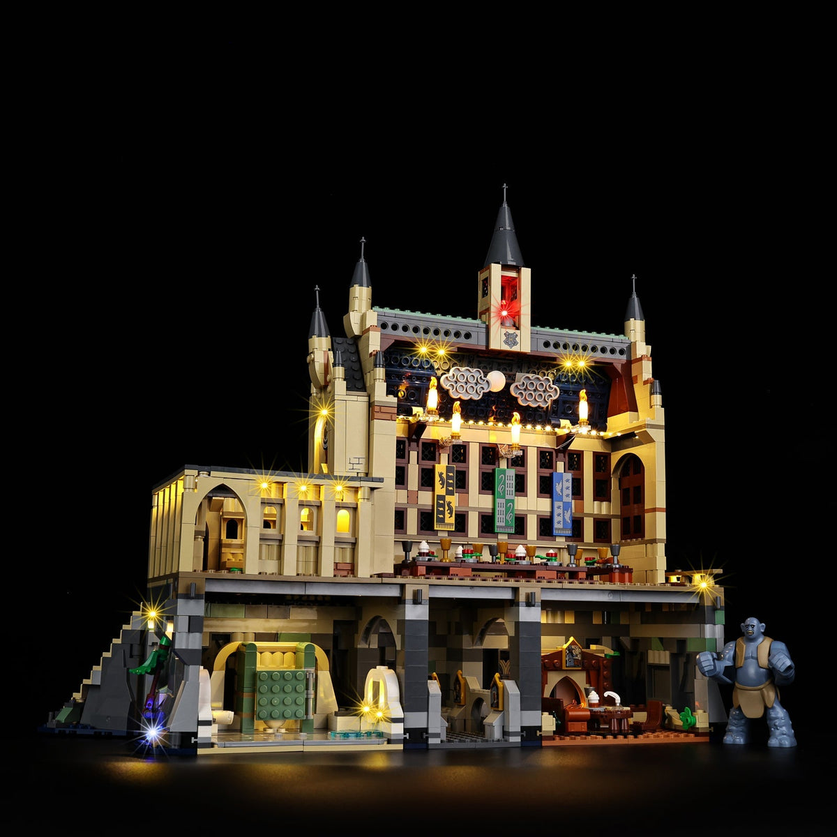 LED light kit compatible with LEGO® Hogwarts™ Castle: The Great Hall Set #76435 — product photo 4