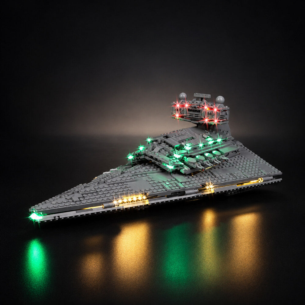 LED light kit compatible with LEGO® Imperial Star Destroyer™ Set #75394 — product photo 1