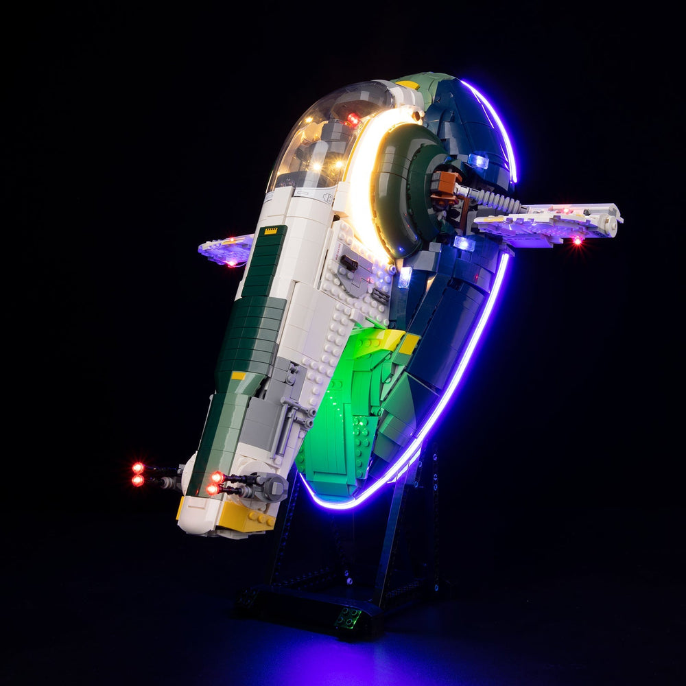 LED light kit compatible with LEGO® Jango Fett's Firespray-Class Starship Set #75409 — product photo 1