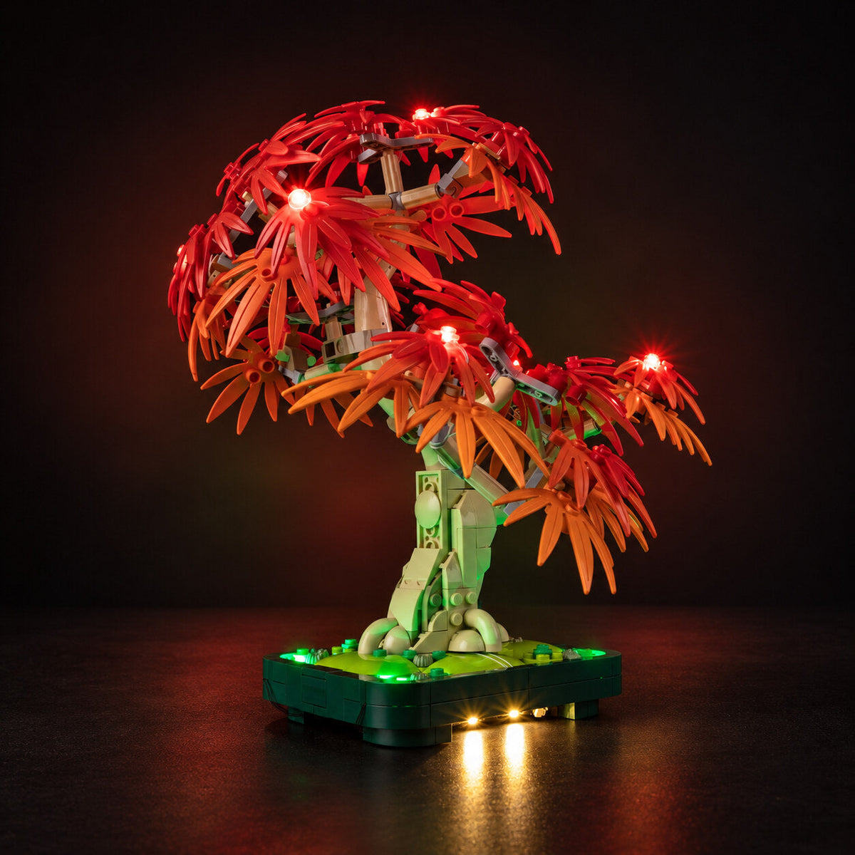 LED light kit compatible with LEGO® Japanese Red Maple Bonsai Tree Set #10348 — product photo 3
