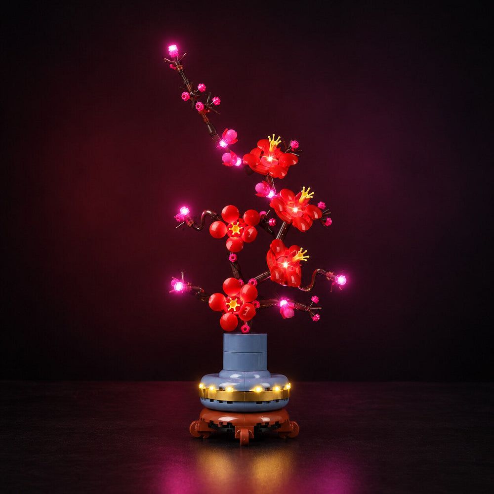 LED light kit compatible with LEGO® Plum Blossom Set #10369 — product photo 1