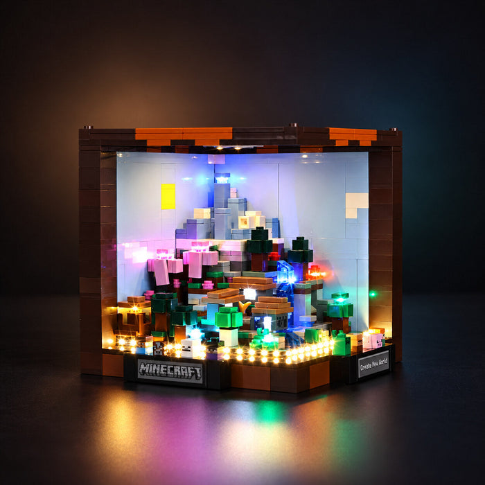 LED light kit compatible with LEGO® The Crafting Table Set #21265 — product photo 1