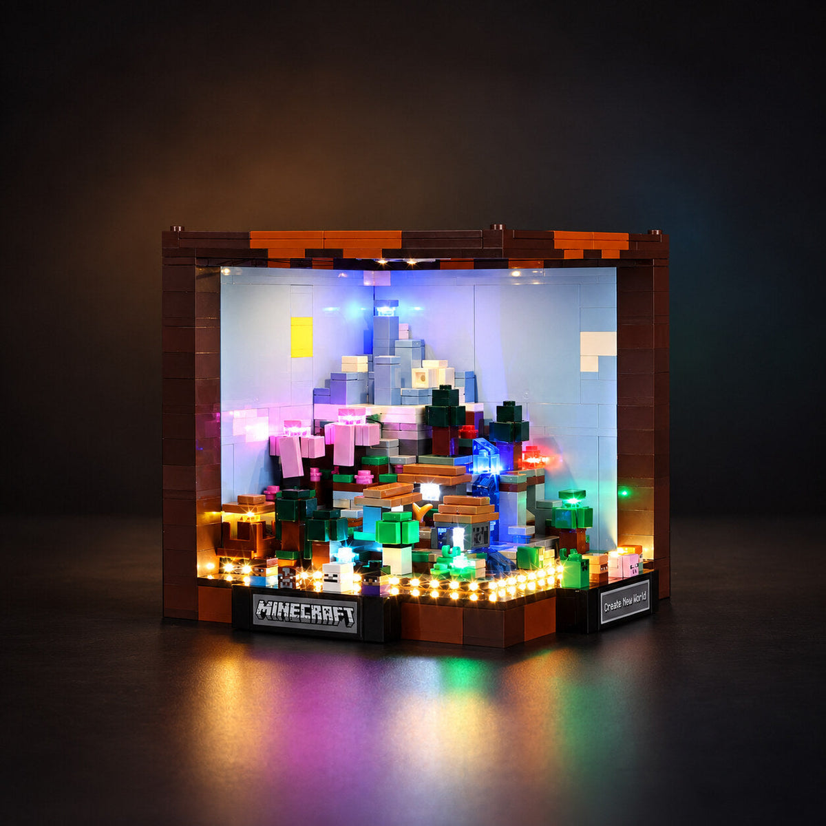 LED light kit compatible with LEGO® The Crafting Table Set #21265 — product photo 5