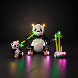 LED light kit compatible with LEGO® Wild Animals Panda Family Set #31165 — product photo 3
