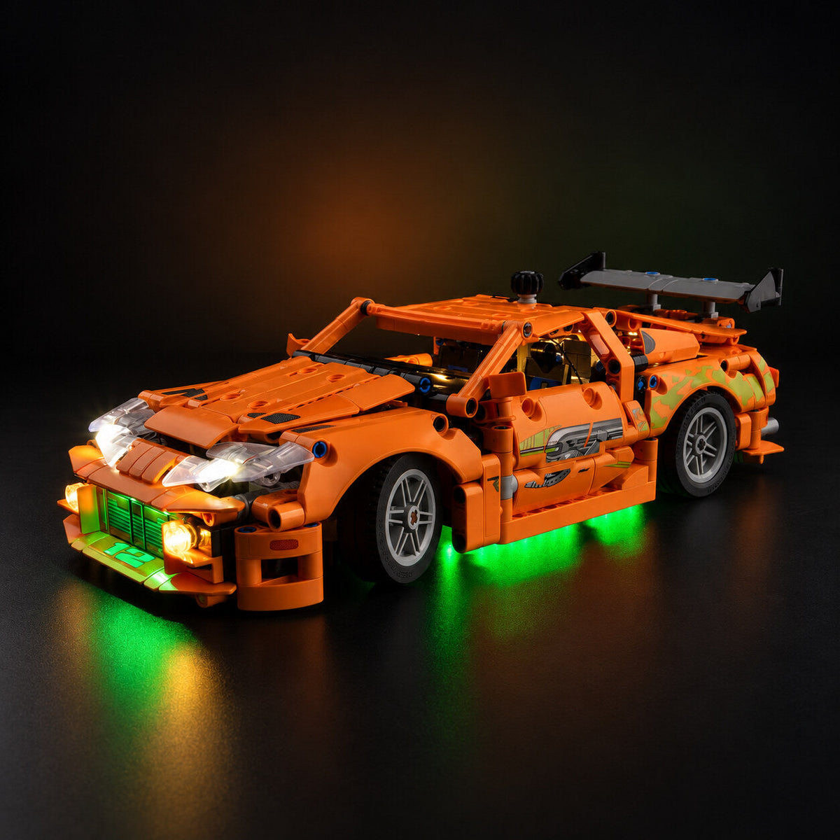 LED light kit compatible with LEGO® Fast and Furious Toyota Supra MK4 Set #42204 — product photo 1