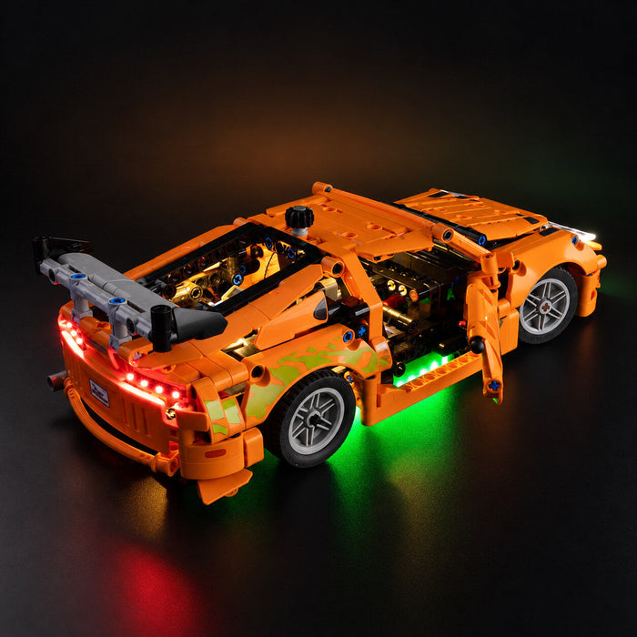 LED light kit compatible with LEGO® Fast and Furious Toyota Supra MK4 Set #42204 — product photo 3