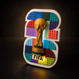 LED light kit compatible with LEGO® FIFA World Cup 2026™ Official Emblem Set #43032 — product photo 6